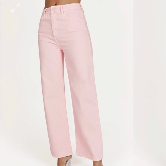 Meshki Denim - MESHKI mid rise blush jeans